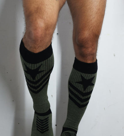 Breedwell Cockpit Socks, Army Green - Breedwell -