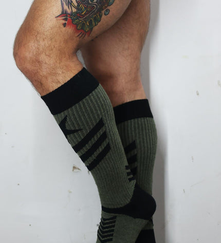 Breedwell Cockpit Socks, Army Green - Breedwell -