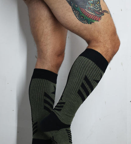 Breedwell Cockpit Socks, Army Green - Breedwell -