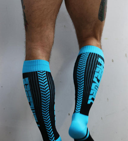 Breedwell Eternity Socks, Aqua Blue - Breedwell -