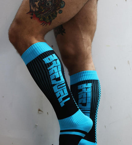 Breedwell Eternity Socks, Aqua Blue - Breedwell -