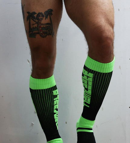Breedwell Eternity Socks, Neon Green - Breedwell -