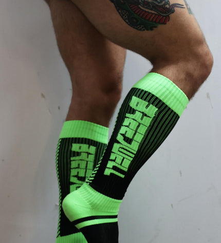 Breedwell Eternity Socks, Neon Green - Breedwell -