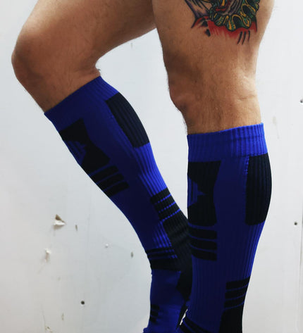 Breedwell Hypnotix Socks, Blue - BREEDWELL -