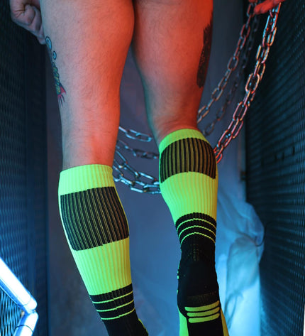 Breedwell Hypnotix Socks, Neon Green - BREEDWELL -