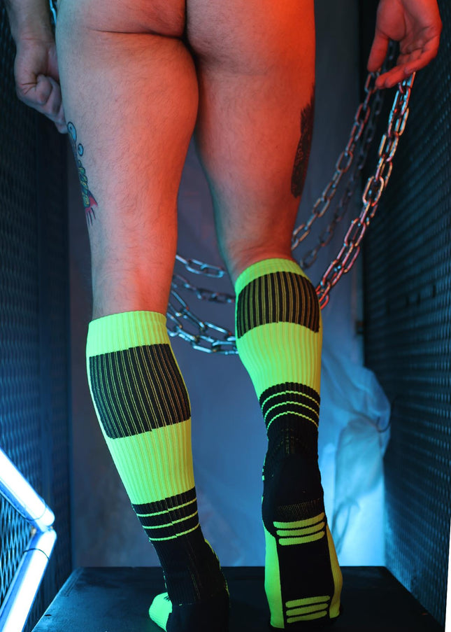 Breedwell Hypnotix Socks, Neon Green - BREEDWELL -