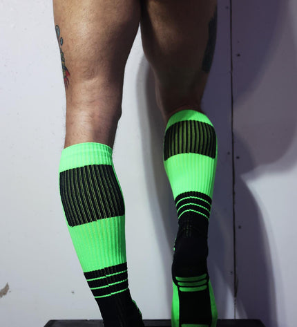 Breedwell Hypnotix Socks, Neon Green - BREEDWELL -