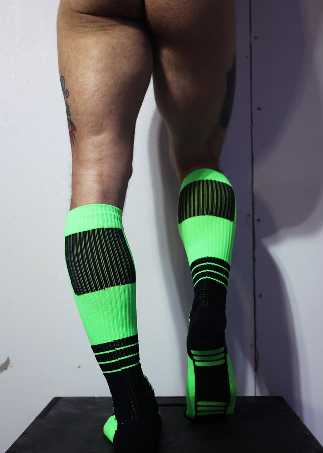 Breedwell Hypnotix Socks, Neon Green - BREEDWELL -