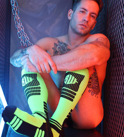 Breedwell Hypnotix Socks, Neon Green - BREEDWELL -