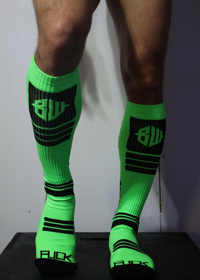 Breedwell Hypnotix Socks, Neon Green - BREEDWELL -