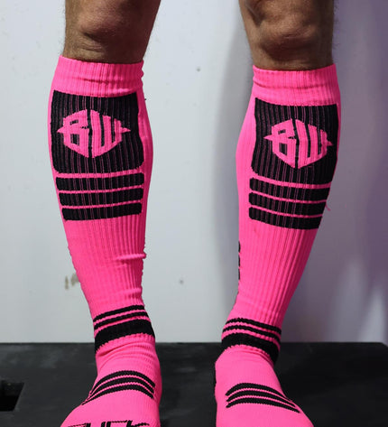 Breedwell Hypnotix Socks, Neon Pink - BREEDWELL -