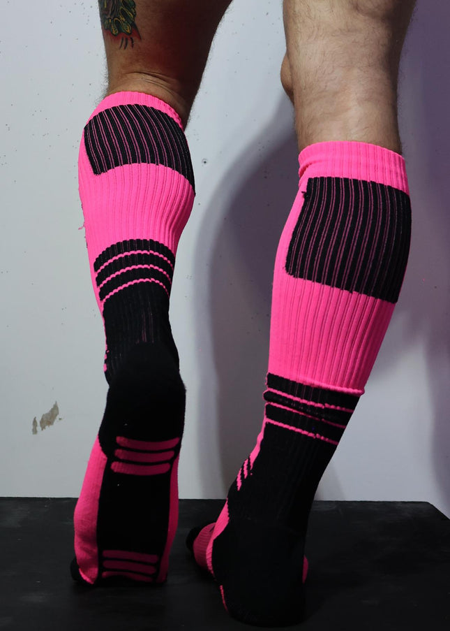 Breedwell Hypnotix Socks, Neon Pink - BREEDWELL -