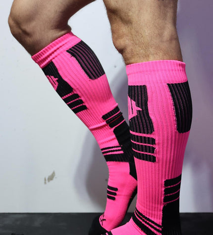 Breedwell Hypnotix Socks, Neon Pink - BREEDWELL -
