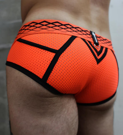 Breedwell Revolution Brief, Neon Orange - Breedwell -