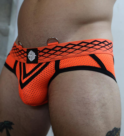 Breedwell Revolution Brief, Neon Orange - Breedwell -