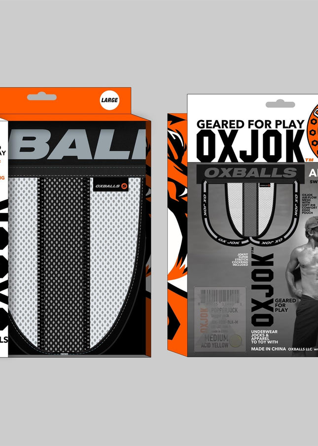 Oxballs Airmesh Jock, Ice White - Oxballs -