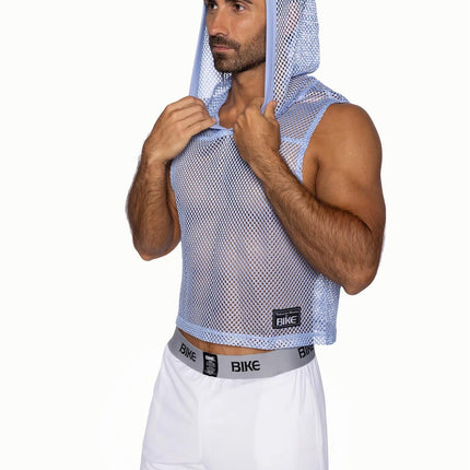 BIKE Hooded Sleeveless Practice Jersey, Ice Blue - Bike Athletic - 