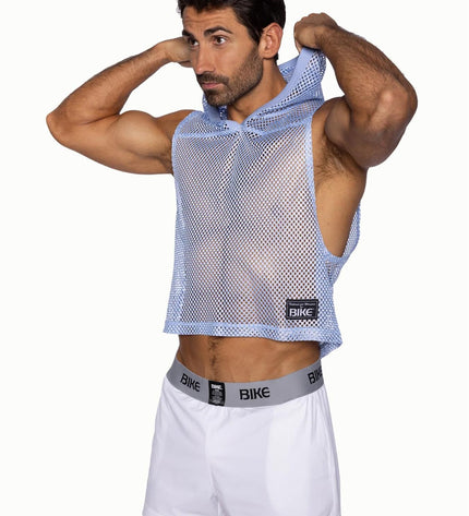 BIKE Hooded Sleeveless Practice Jersey, Ice Blue - Bike Athletic - 