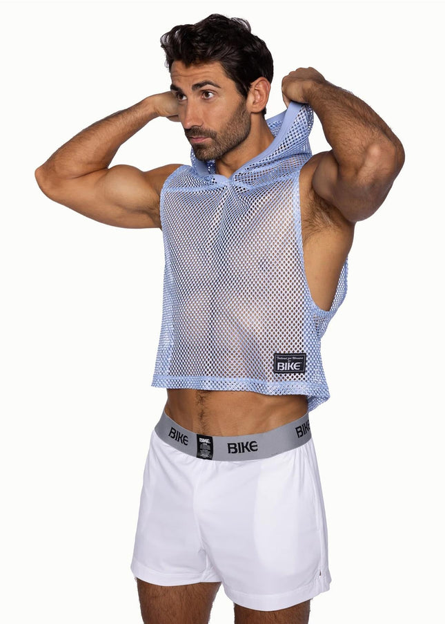 BIKE Hooded Sleeveless Practice Jersey, Ice Blue - Bike Athletic - 