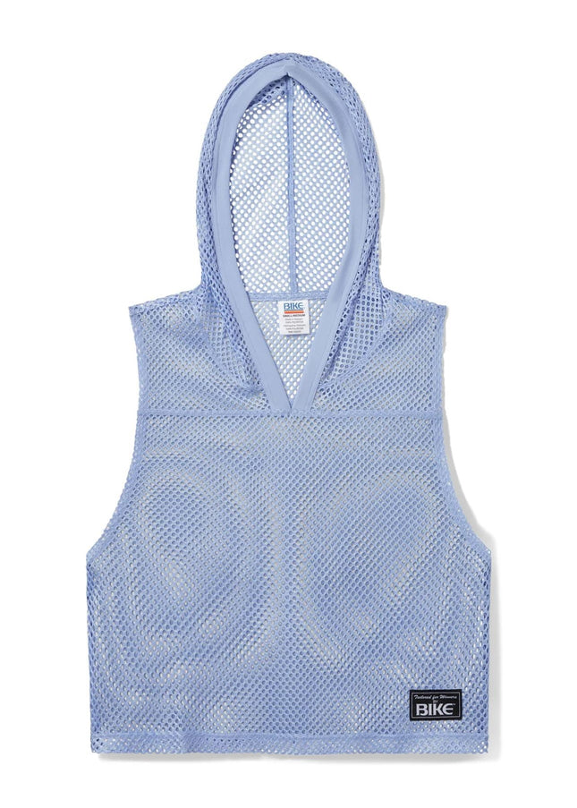 BIKE Hooded Sleeveless Practice Jersey, Ice Blue - Bike Athletic -