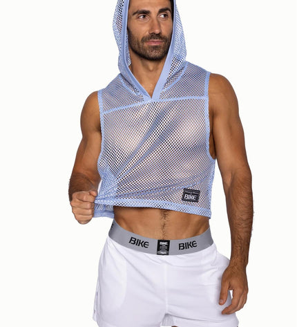 BIKE Hooded Sleeveless Practice Jersey, Ice Blue - Bike Athletic - 