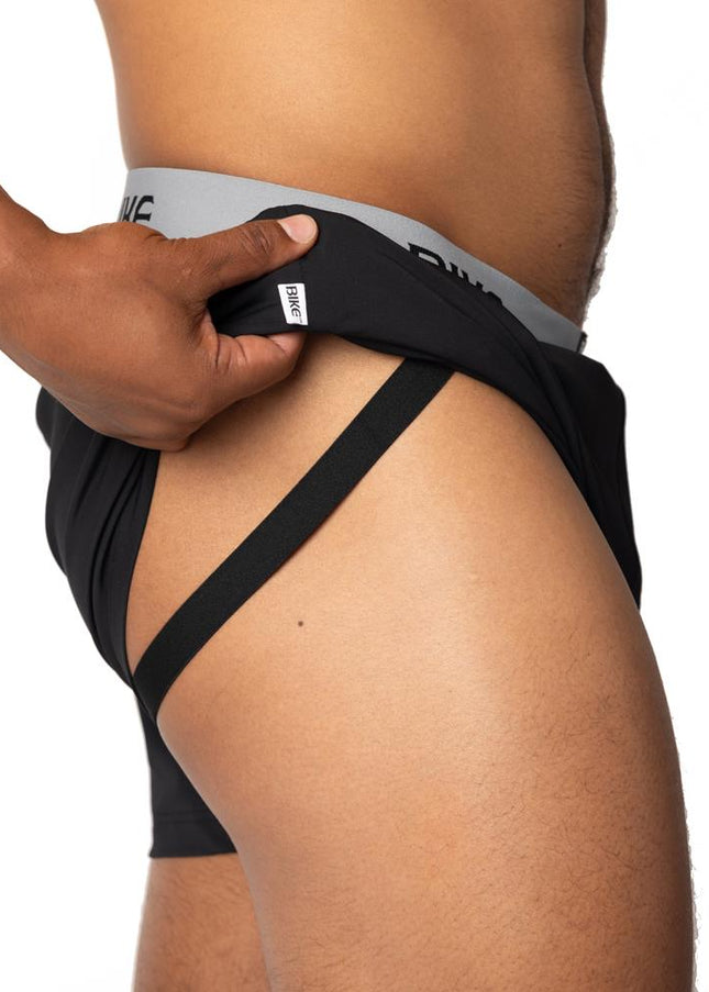 BIKE Jock Shorts, Black - Bike -