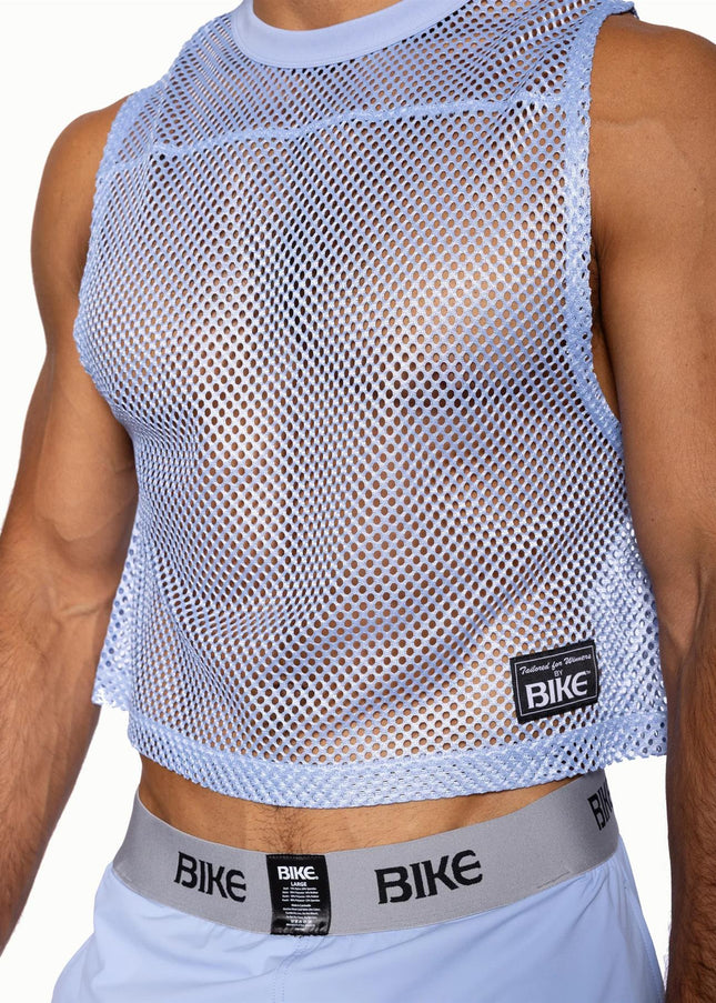 BIKE Sleeveless Practice Jersey, Ice Blue - Bike Athletic -