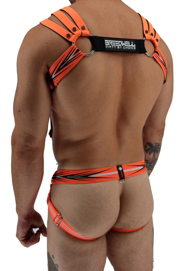 Breedwell Circuit Breaker Body Harness, Neon Orange - Breedwell -