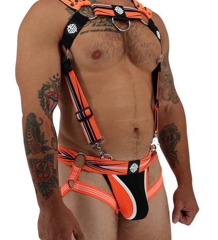 Breedwell Circuit Breaker Body Harness, Neon Orange - Breedwell - 