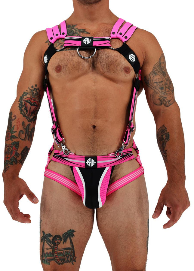 Breedwell Circuit Breaker Body Harness, Neon Pink - Breedwell -