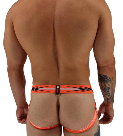 Breedwell Circuit Breaker Jock, Neon Orange - Breedwell - 