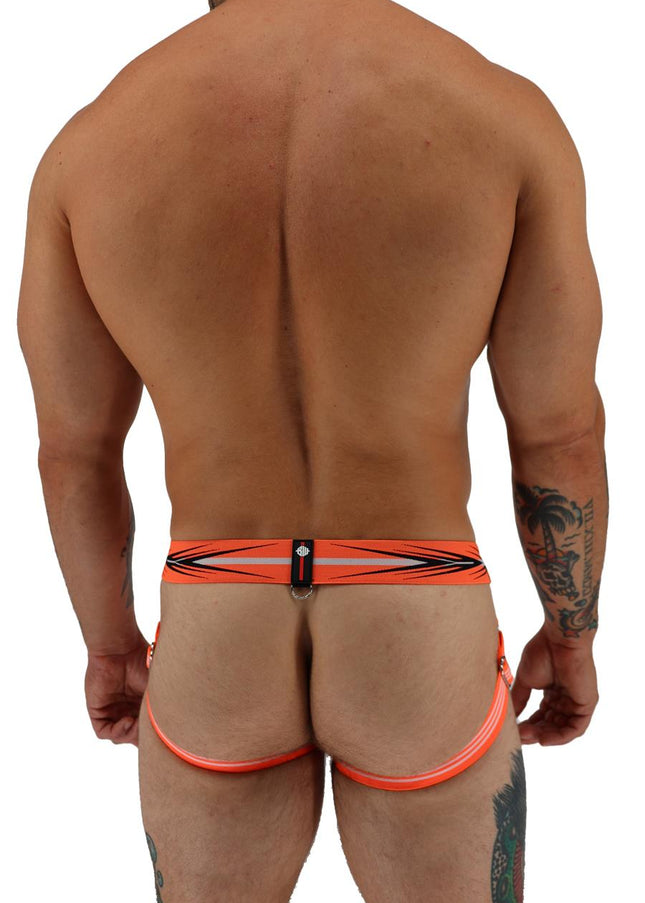 Breedwell Circuit Breaker Jock, Neon Orange - Breedwell -