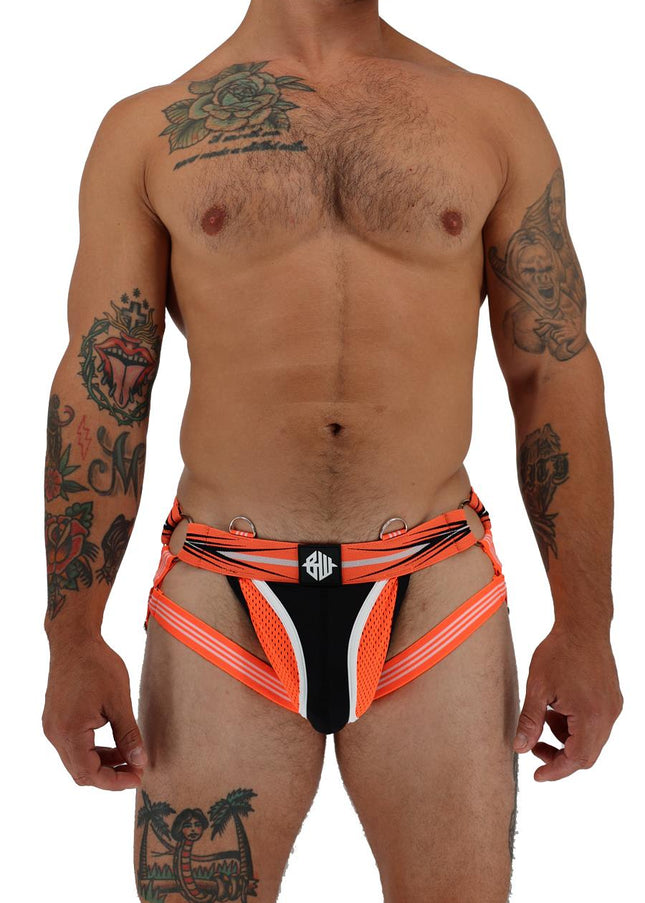 Breedwell Circuit Breaker Jock, Neon Orange - Breedwell -