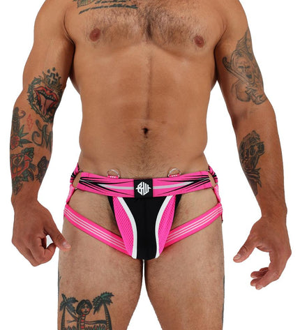 Breedwell Circuit Breaker Jock, Neon Pink - Breedwell - 