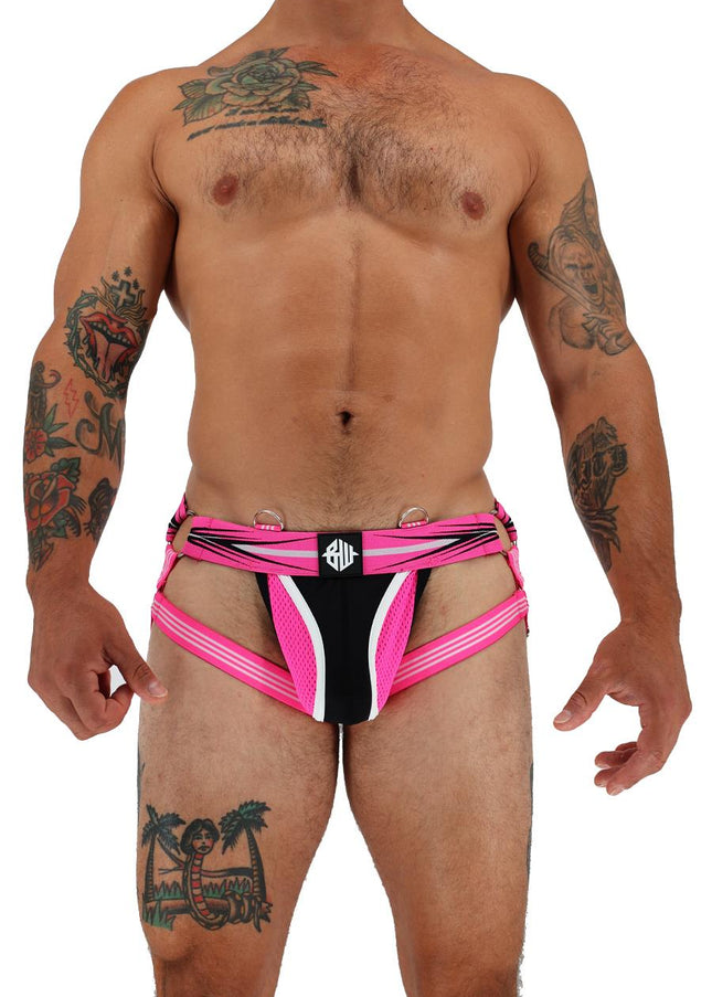 Breedwell Circuit Breaker Jock, Neon Pink - Breedwell -