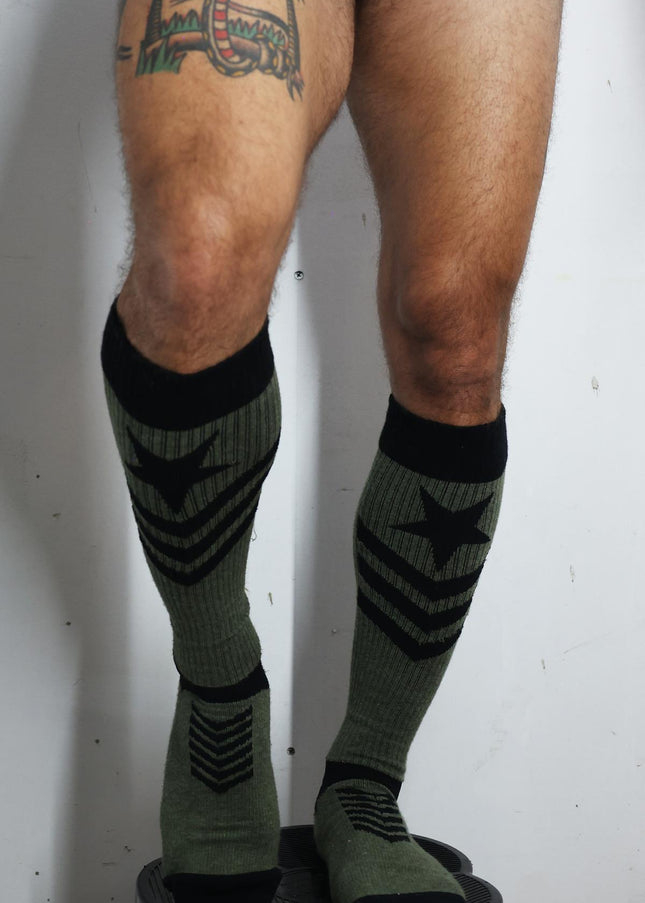 Breedwell Cockpit Socks, Army Green - Breedwell -