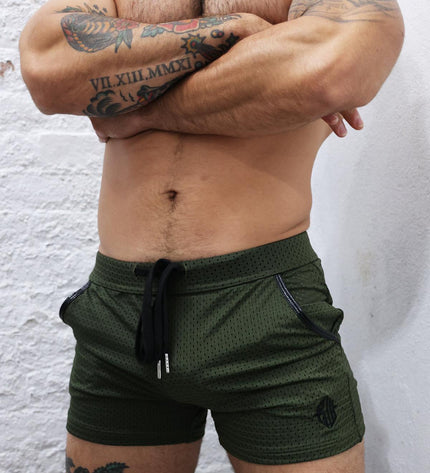 Breedwell Cruiser Shorts, Army Green - Breedwell-