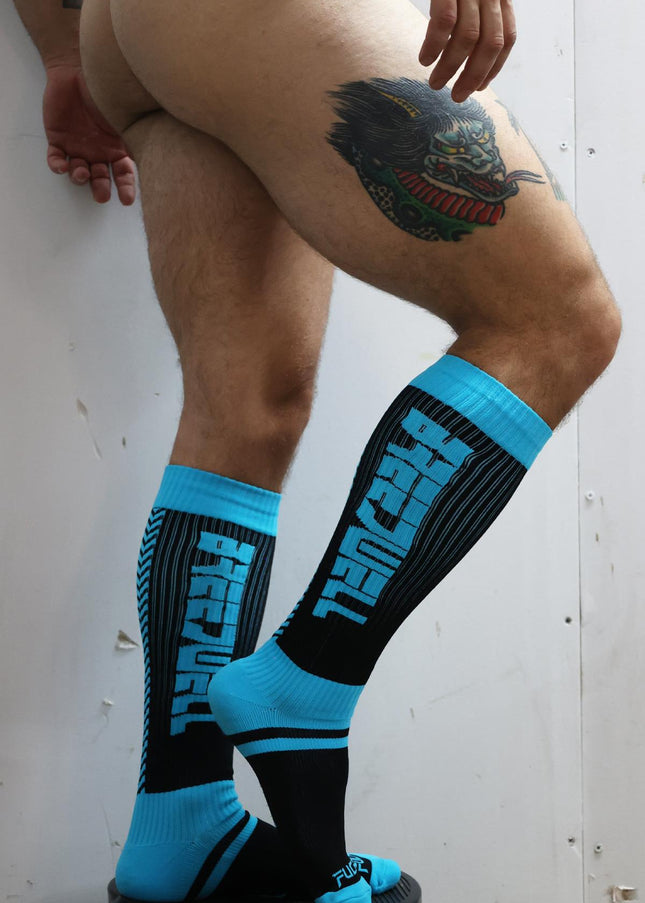 Breedwell Eternity Socks, Aqua Blue - Breedwell -