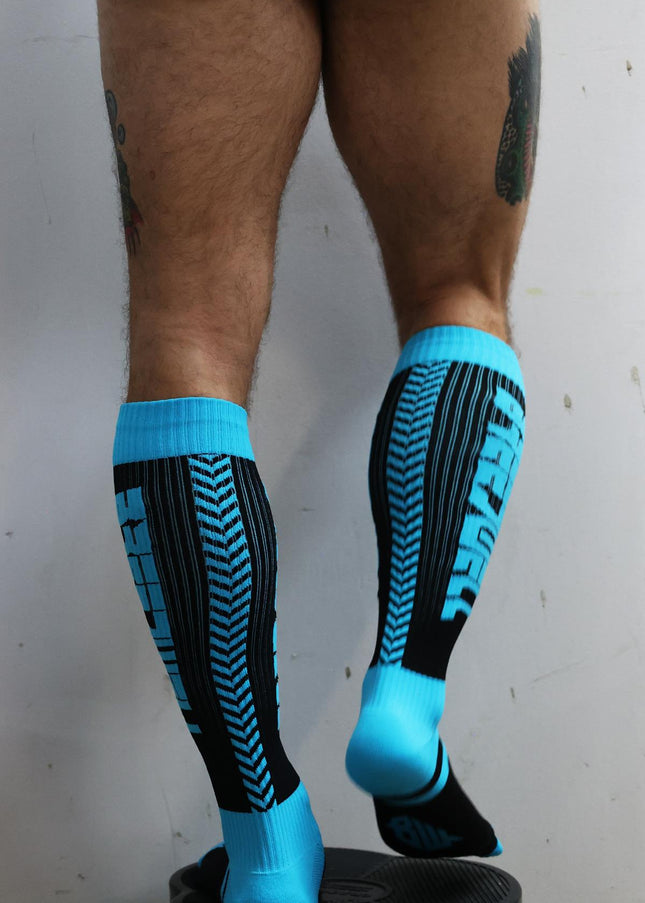 Breedwell Eternity Socks, Aqua Blue - Breedwell -