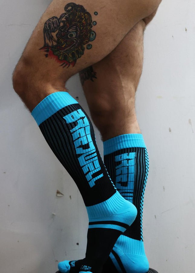 Breedwell Eternity Socks, Aqua Blue - Breedwell -