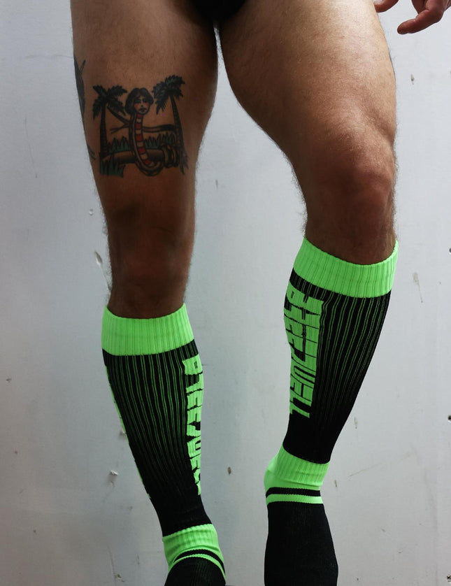 Breedwell Eternity Socks, Neon Green - Breedwell - 
