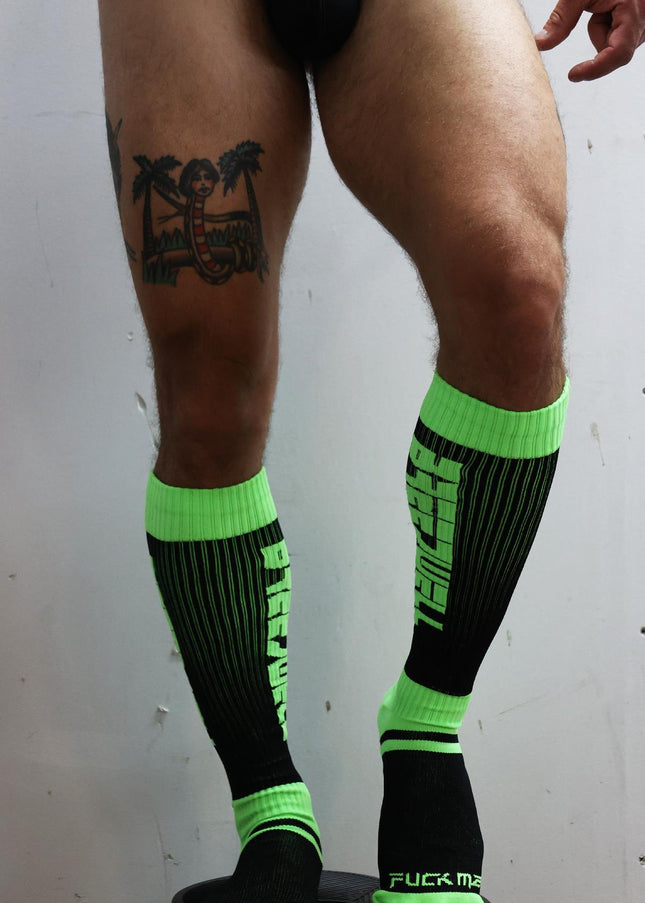Breedwell Eternity Socks, Neon Green - Breedwell -