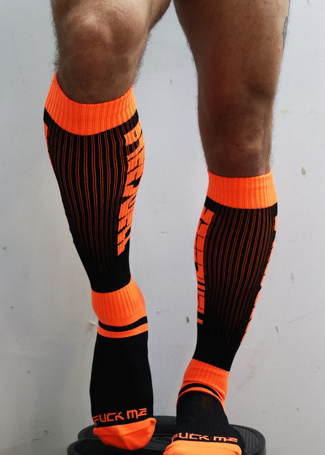 Breedwell Eternity Socks, Neon Orange - Breedwell -