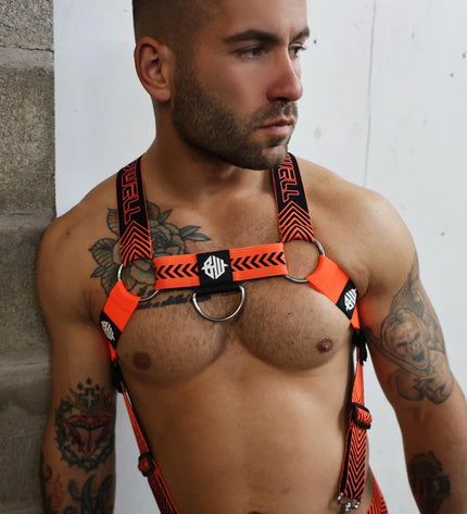 Breedwell Futura Body Harness, Neon Orange - Breedwell - 