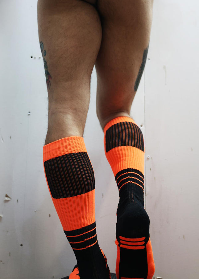 Breedwell Hypnotix Socks, Neon Orange - BREEDWELL - 