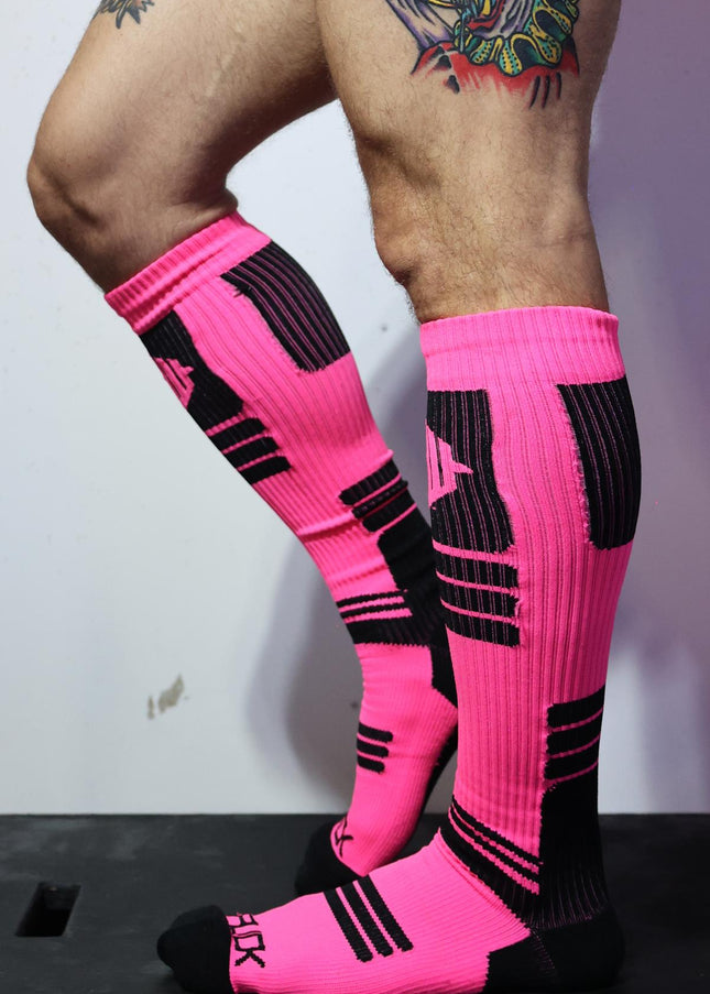 Breedwell Hypnotix Socks, Neon Pink - BREEDWELL - 