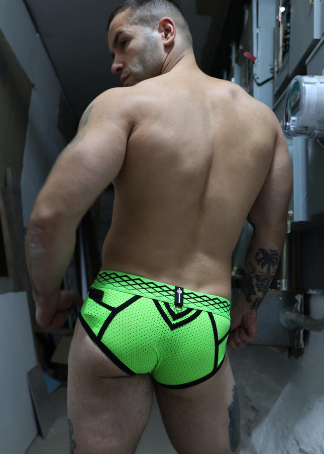 Breedwell Revolution Brief, Neon Green - Breedwell -