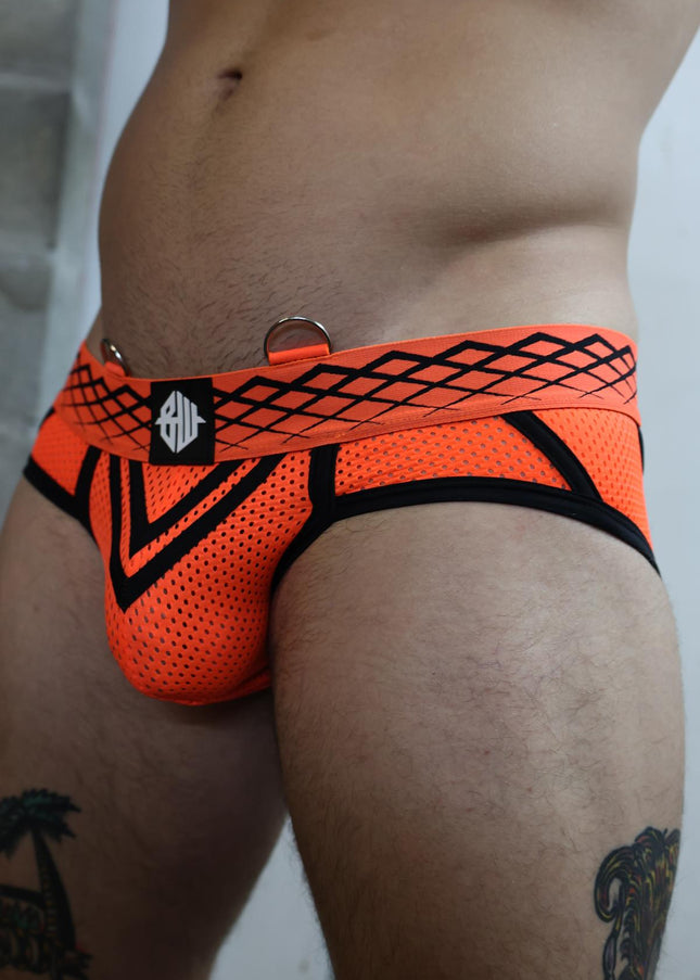 Breedwell Revolution Brief, Neon Orange - Breedwell -