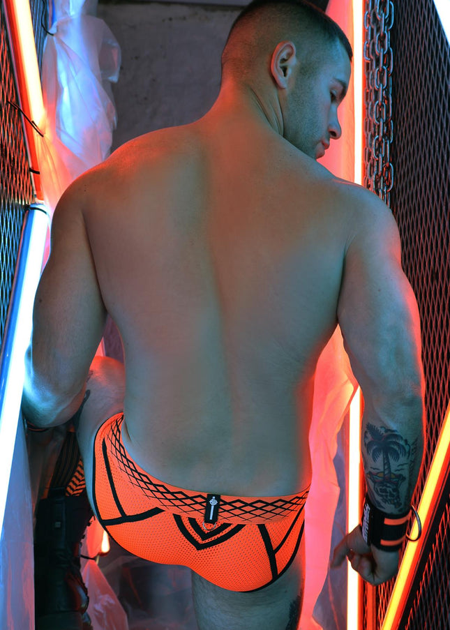 Breedwell Revolution Brief, Neon Orange - Breedwell -