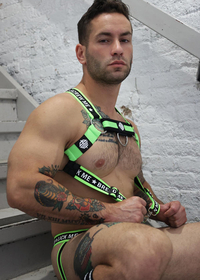 Breedwell Snax Body Harness, Neon Green - Breedwell - 